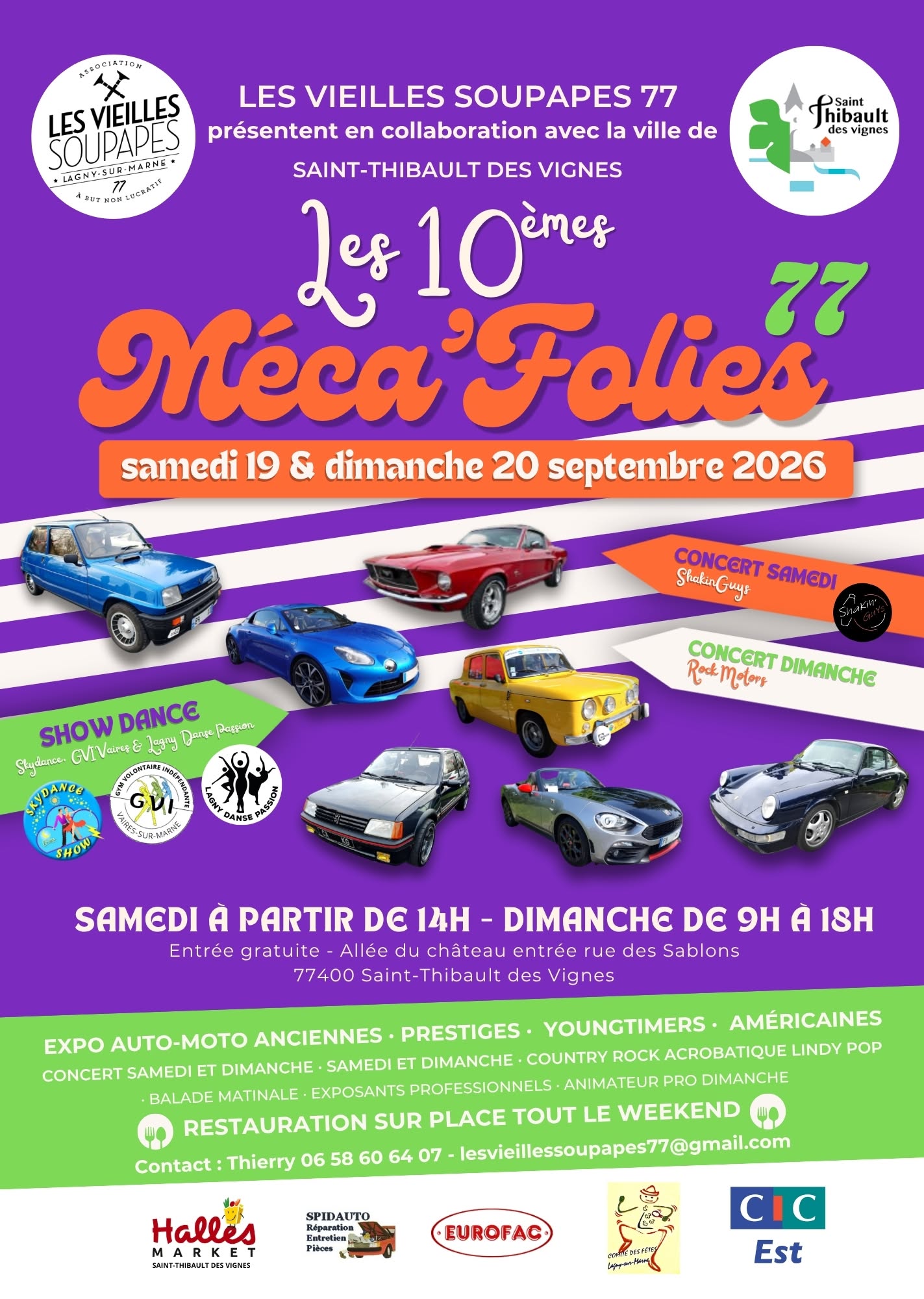 Les 10èmes Méca'Folies 77 — Les Vieilles Soupapes 77